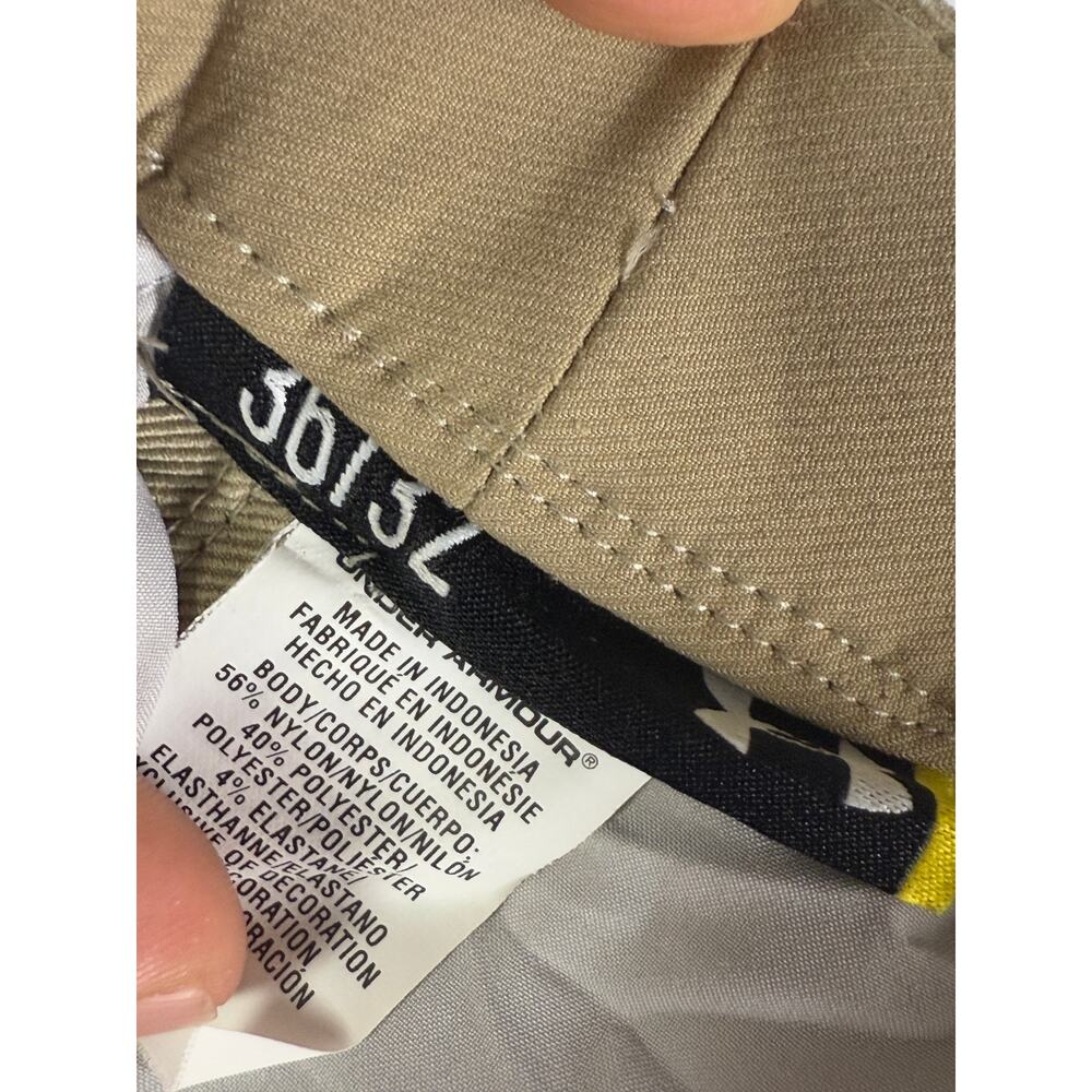 Under Armour UA Bentgrass Tech Golf Activewear Pants Khaki Men 36x32 1236337 EUC - Picture 6 of 9